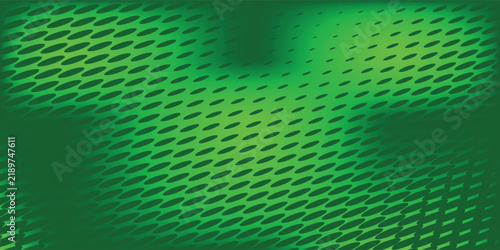 Abstract Green Perforated Metal Background