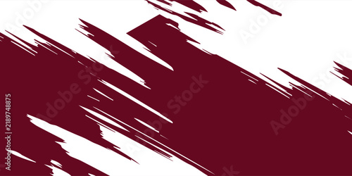 Abstract maroon brush stroke texture on a white background for artistic design projects and creative editorial backgrounds