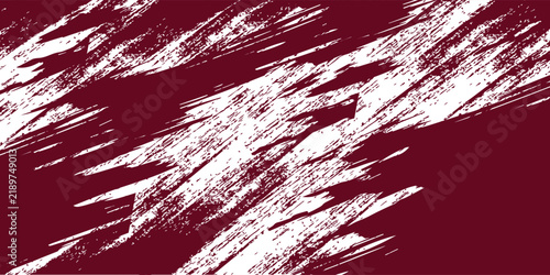 Abstract maroon and white grunge brush stroke texture background design for creative graphic arts and editorial layouts