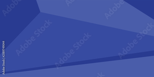 Minimalist Abstract Geometric Background Featuring Shades of Deep Royal Blue Shapes and Angular Lines for Modern Design Projects