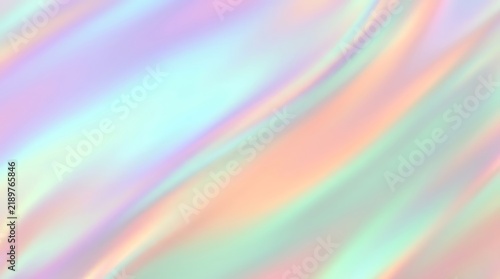 Abstract background featuring soft pastel colors with a dreamy holographic light effect and smooth flowing gradients