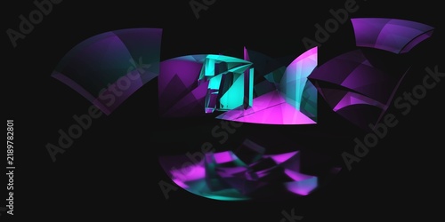 Environment map. HDRI map. Equirectangular projection. Spherical panorama. Abstract background, Room, 3d rendering
