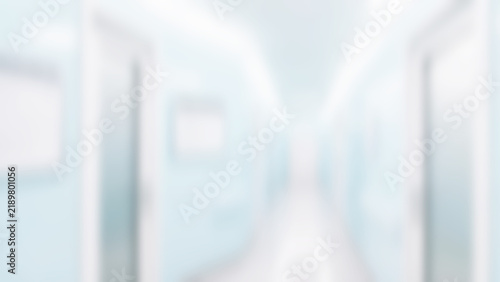 Bild auf Leinwand Medical blurred light blue background