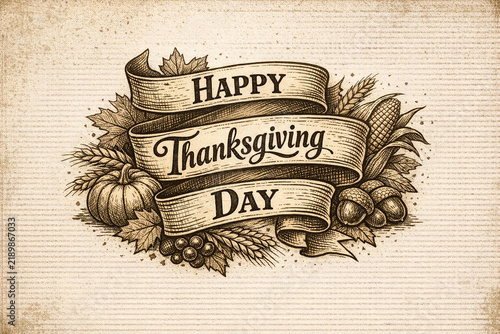 Happy Thanksgiving Day Graphic