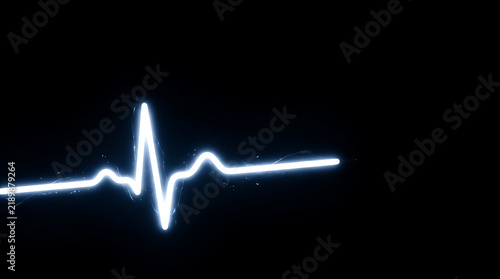 Glowing Pulse Abstract