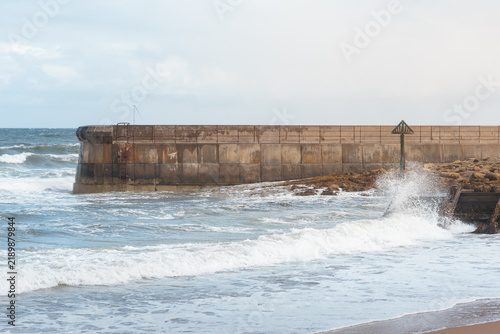 Seaton Sluice coastal views with harbour pier, dunes, sea defences and August 2026 shoreline scenes on the Northumberland coast