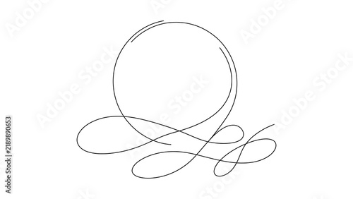 Minimalist Line Art Design white background.