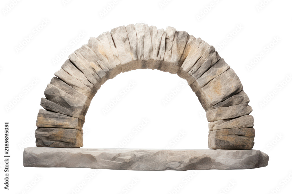 Obraz premium PNG Circle rock podium stand architecture archaeology.