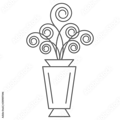 Vase with Swirls