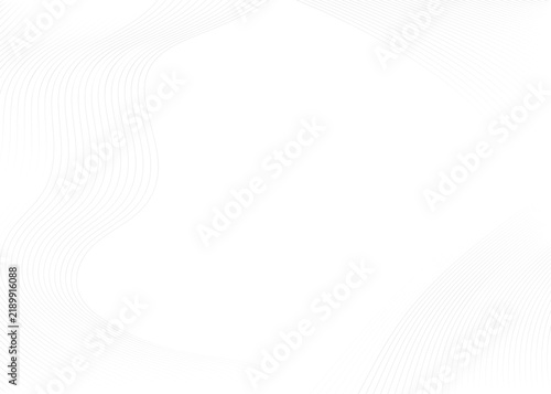 Abstract wavy fluid line white background