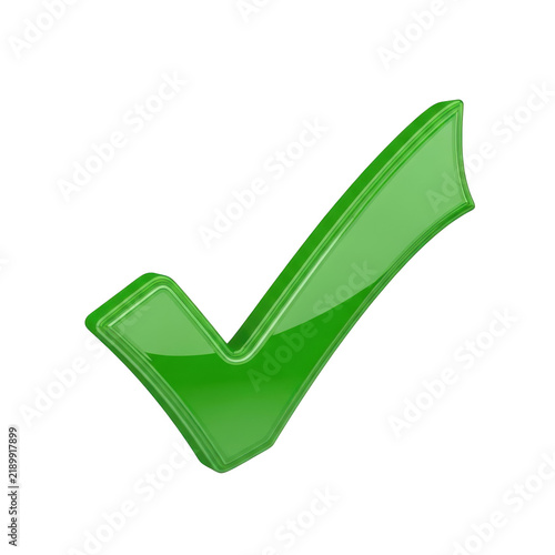 Green check mark icon for success or approval