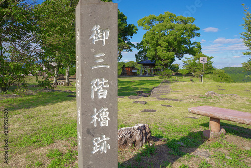 Tapety artystyczne 大分県にある岡城跡の御三階櫓跡