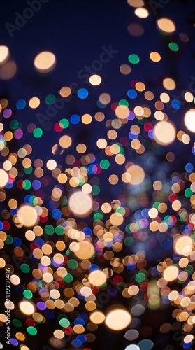 Fototapeta christmas lights background