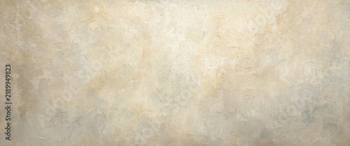 Abstract Textured Background With Warm Beige Tones And Soft Plaster-Like Surface Variations. Abstract Oil Painting Background