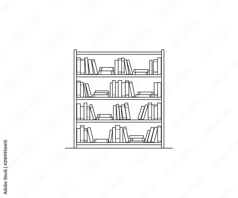 Fototapeta premium Store shelf display icon