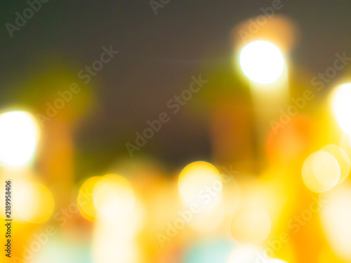 Bokeh background light sparkle blur abstract circle glow effect pattern backdrop, festive merry christmas and happy new year night in city, luxury card party travel, light bright magic xmas