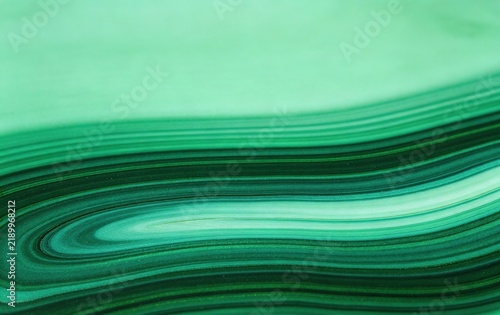 Abstract Malachite Texture, Deep Emerald Mint Green Concentric Bands
