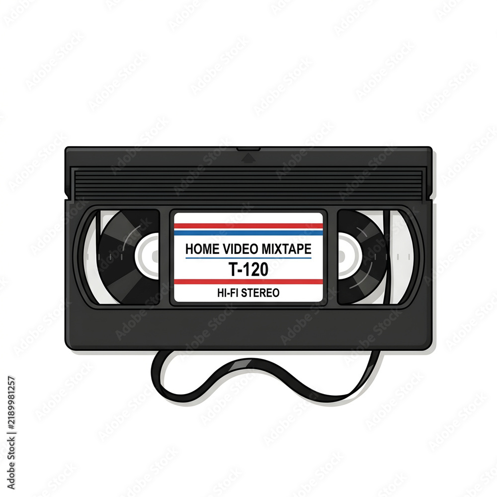 Naklejka premium audio cassette tape