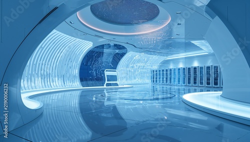 Futuristic Science Laboratory with Advanced Equipment and Modern Design