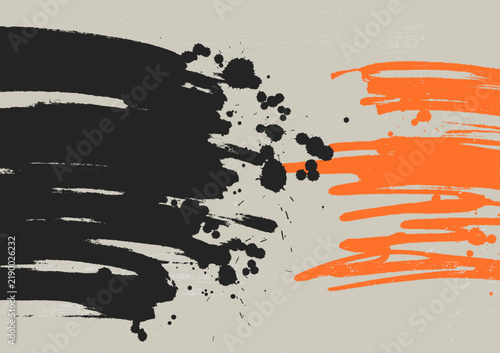 Abstract trendy universal artistic banner template . Design for cover, invitation, banner, placard, brochure, poster, card, flyer and other Vector illustration 