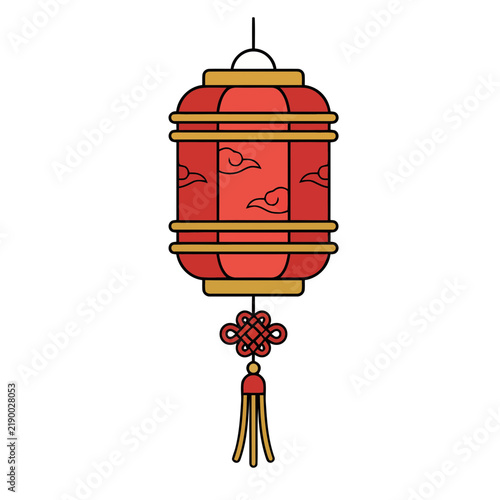 Red Chinese Lantern with Tassel
