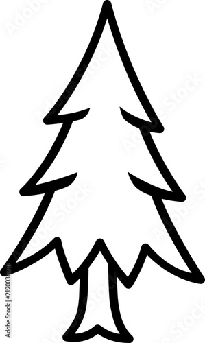 pine tree vector illustration