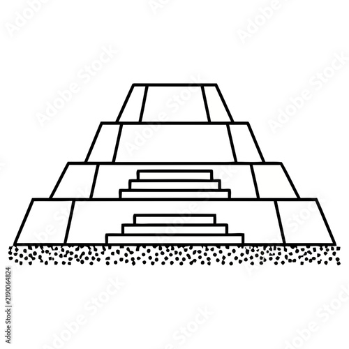 Step Pyramid Illustration