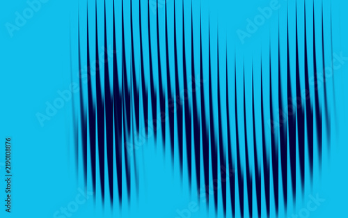 Abstract dark blue vertical lines on a bright cyan background