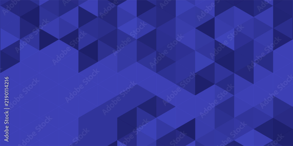 Fototapeta premium Blue mosaic pattern. Mosaic color gradient. Vector illustration for your design project. Color sample of a pixel landscape.