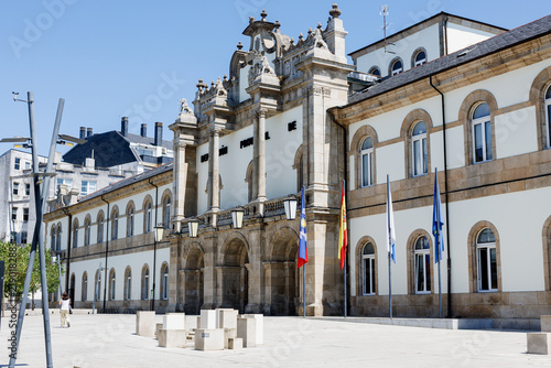 Foto Facade of the Pazo de San Marcos, Provincial Government Building, Lugo, Spain