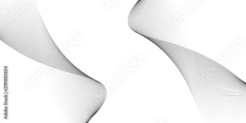 Abstract vector background with black wavy lines. EPS10