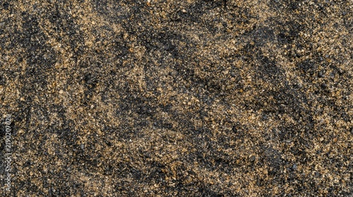 Detailed macro view of coarse sand texture background