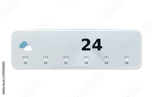Glass Weather Day Ksj Vector Illustration