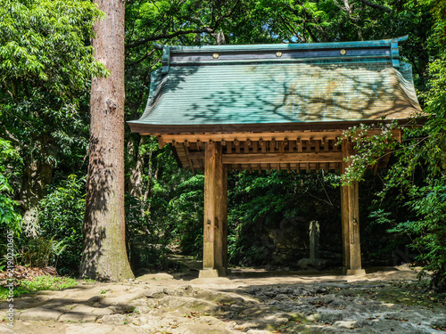 Obraz na płótnie 【神奈川県】逗子市・神武寺の総門