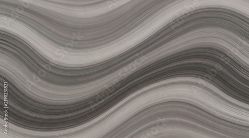 Abstract background featuring elegant flowing waves of grey and white marble texture with smooth liquid motion