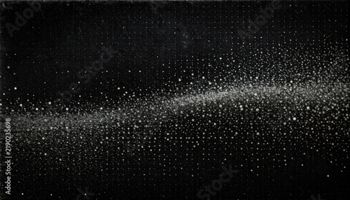 Black and white photocopier scanner texture with smudged noise and grunge halftone effect, retro film overlay for old photo editing, creative posters, and vintage print design.