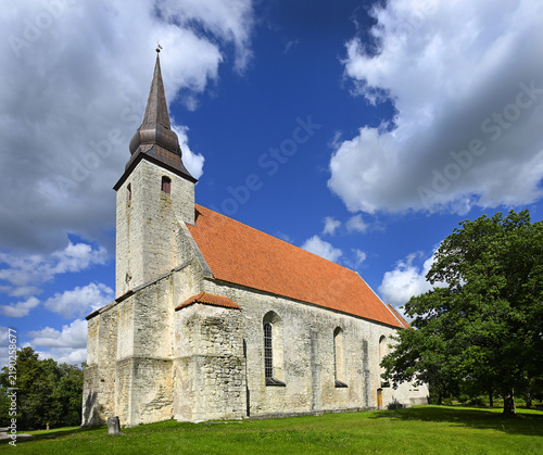 Kaarma Church of Saints Peter and Paul is one of the oldest and architecturally most remarkable medieval sacred buildings on Saaremaa, Estonia