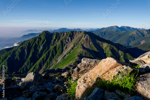 日本の山岳風景