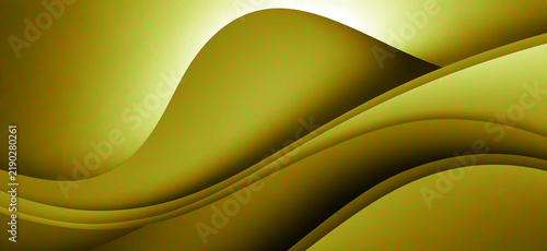 Smooth golden fabric folds with soft lighting