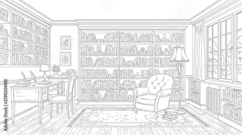sketch of a house