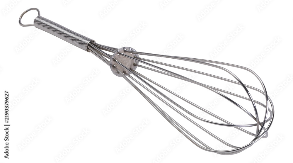 Fototapeta premium whisk, wire whisk, kitchen whisk, stainless steel whisk, egg beater, whisk PNG, kitchen whisk PNG, PNG