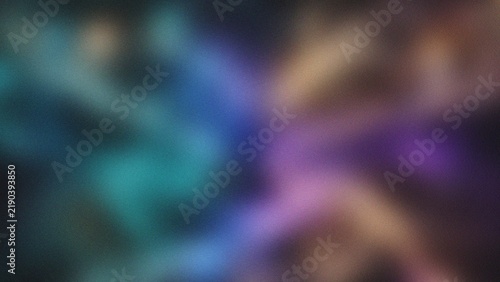 Abstract Colorful Glowing Light Leak Background with Blurred Cyan Purple and Gold Aurora Smoke Waves for Modern Cinematic Fantasy Wallpaper Banner
