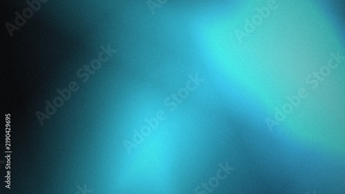 Foto Blurred teal and azure gradient creates a soft abstract background