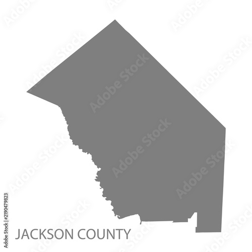 Jackson County Map, Texas, USA