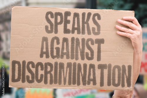 Foto "Speaks Against Discrimination" Sports star publicly condemns unfair treatment