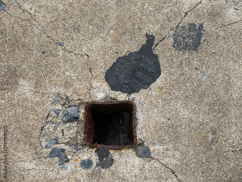 abstract background on grunge floor