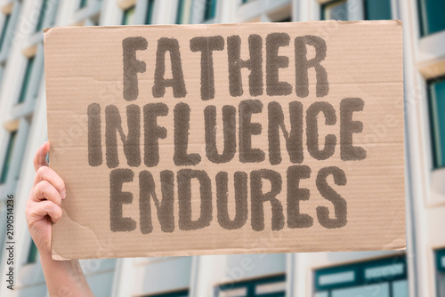 Fotografie "Father influence endures" Paternal guidance continues shaping decisions long into adulthood