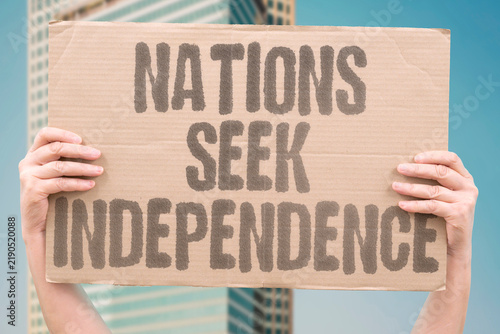 Canvas Print "Nations Seek Independence" BRICS states pursue autonomous development pathways free from external pressure