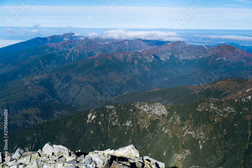 Wonderful autumn colors have arrived on the mountain slopes.