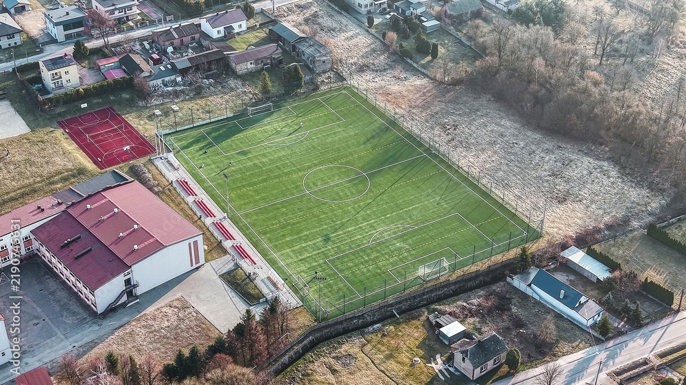 Fototapeta premium Local sports venue for community engagement